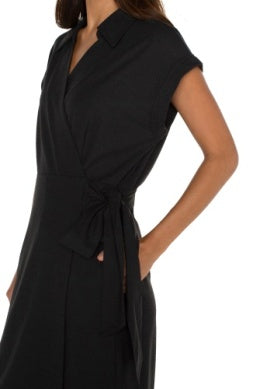 Black Wrap Dress