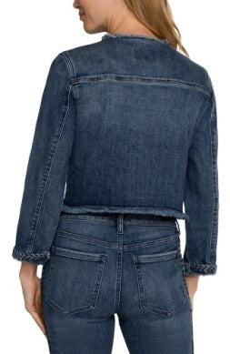 Denim Jacket w/ Braid Detail