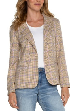 Checked Blazer