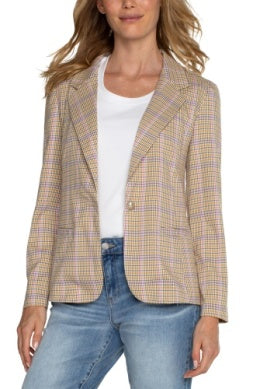 Checked Blazer