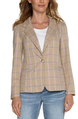 Checked Blazer