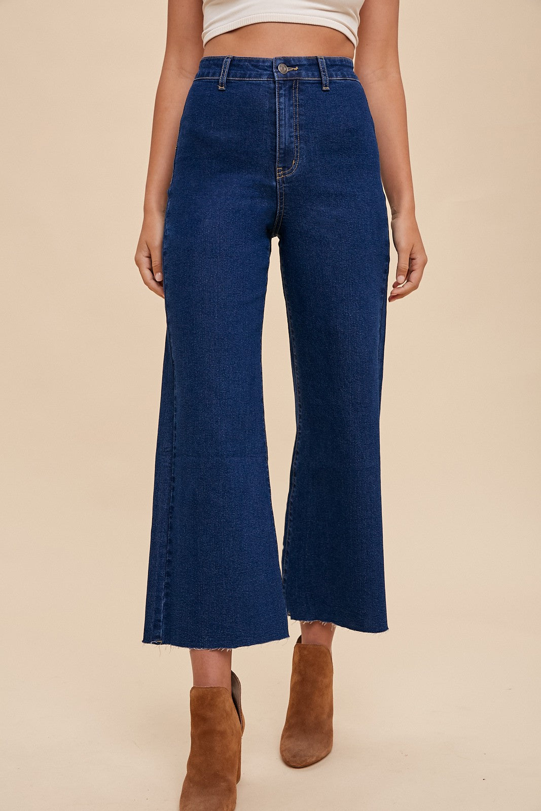Dark Denim Wide Leg Jean