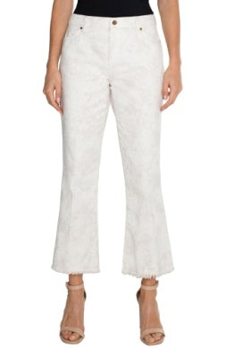 Ecru Floral Jean