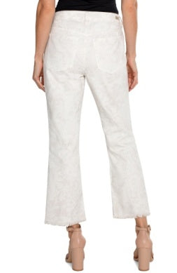 Ecru Floral Jean