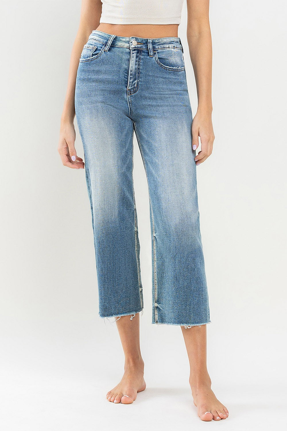 High Rise Crop Jean