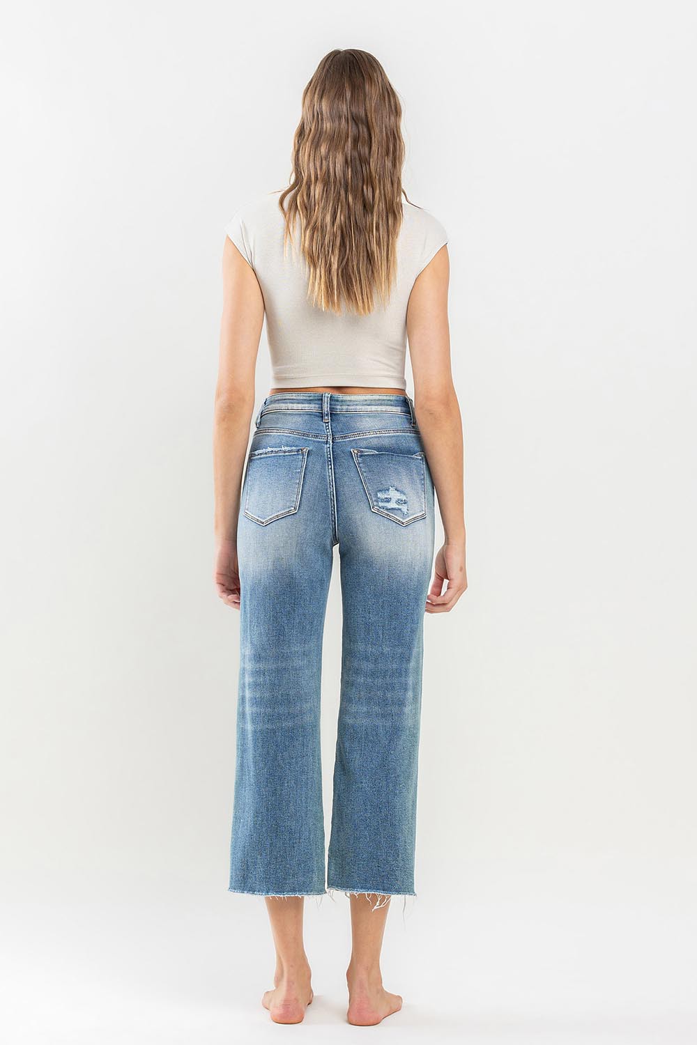 High Rise Crop Jean