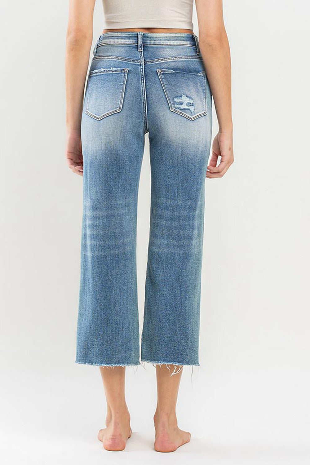 High Rise Crop Jean