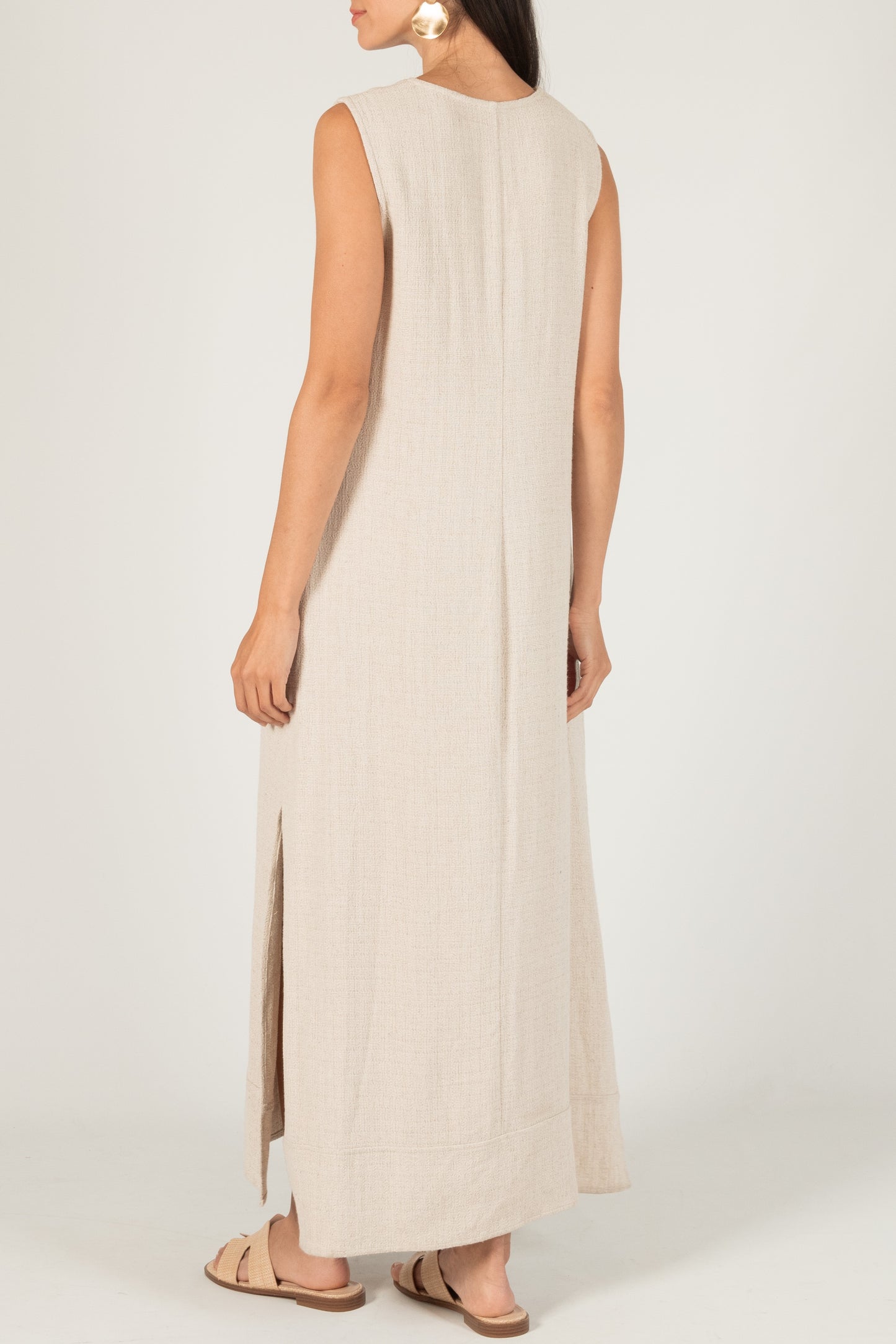 Linen Maxi Dress