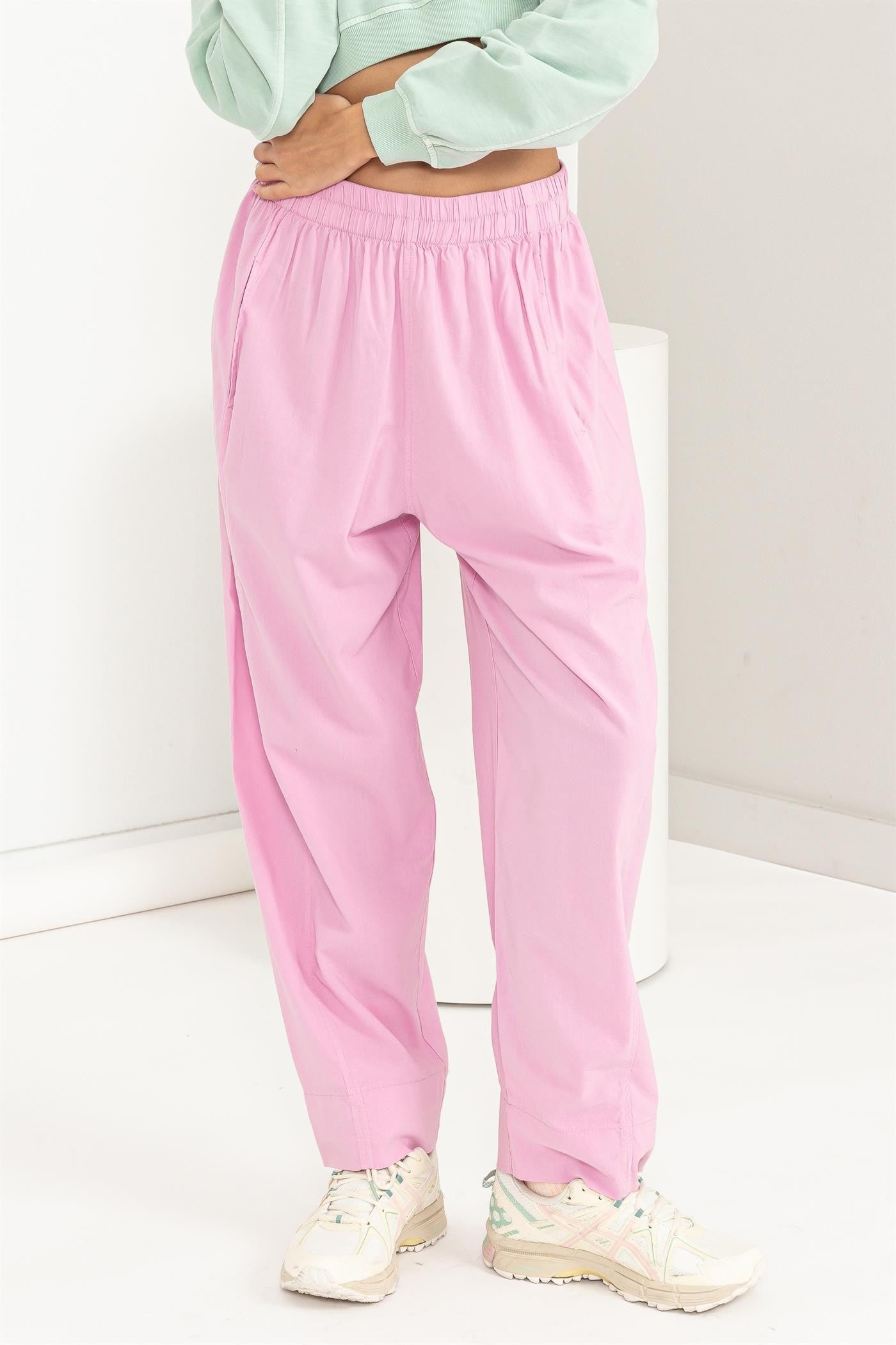 Pink Cotton Pant