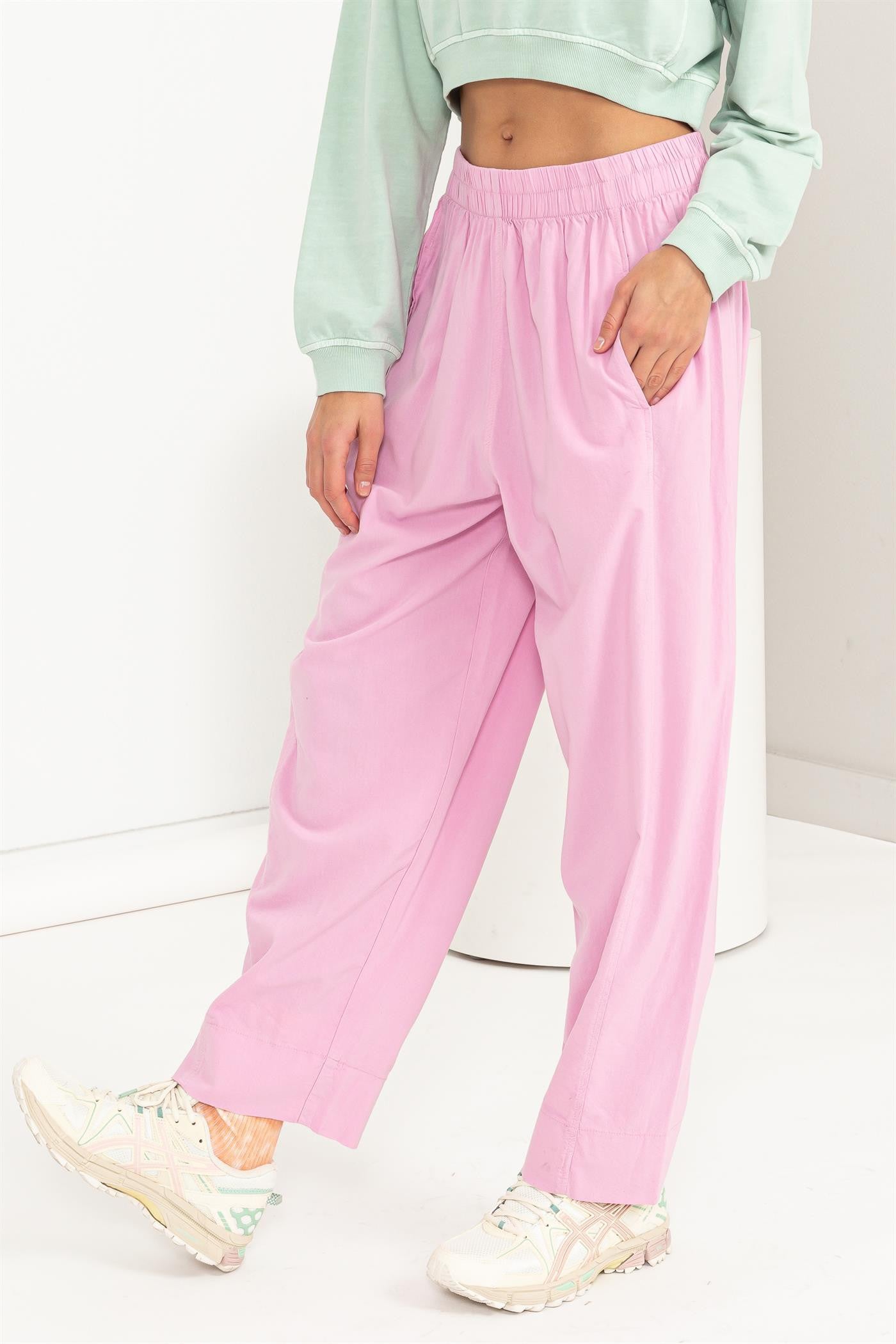 Pink Cotton Pant