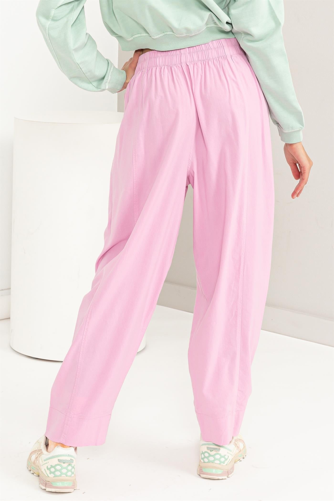 Pink Cotton Pant