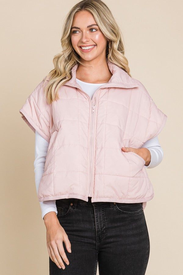 Pink Puffer Vest