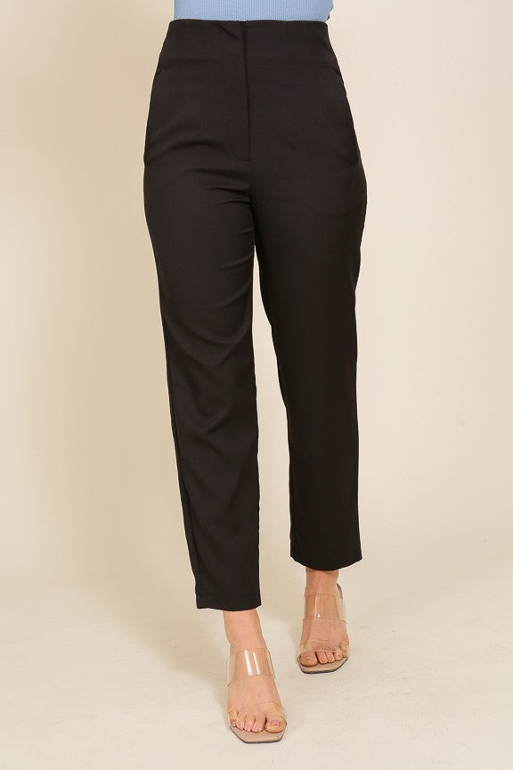 Pleated Black Pant