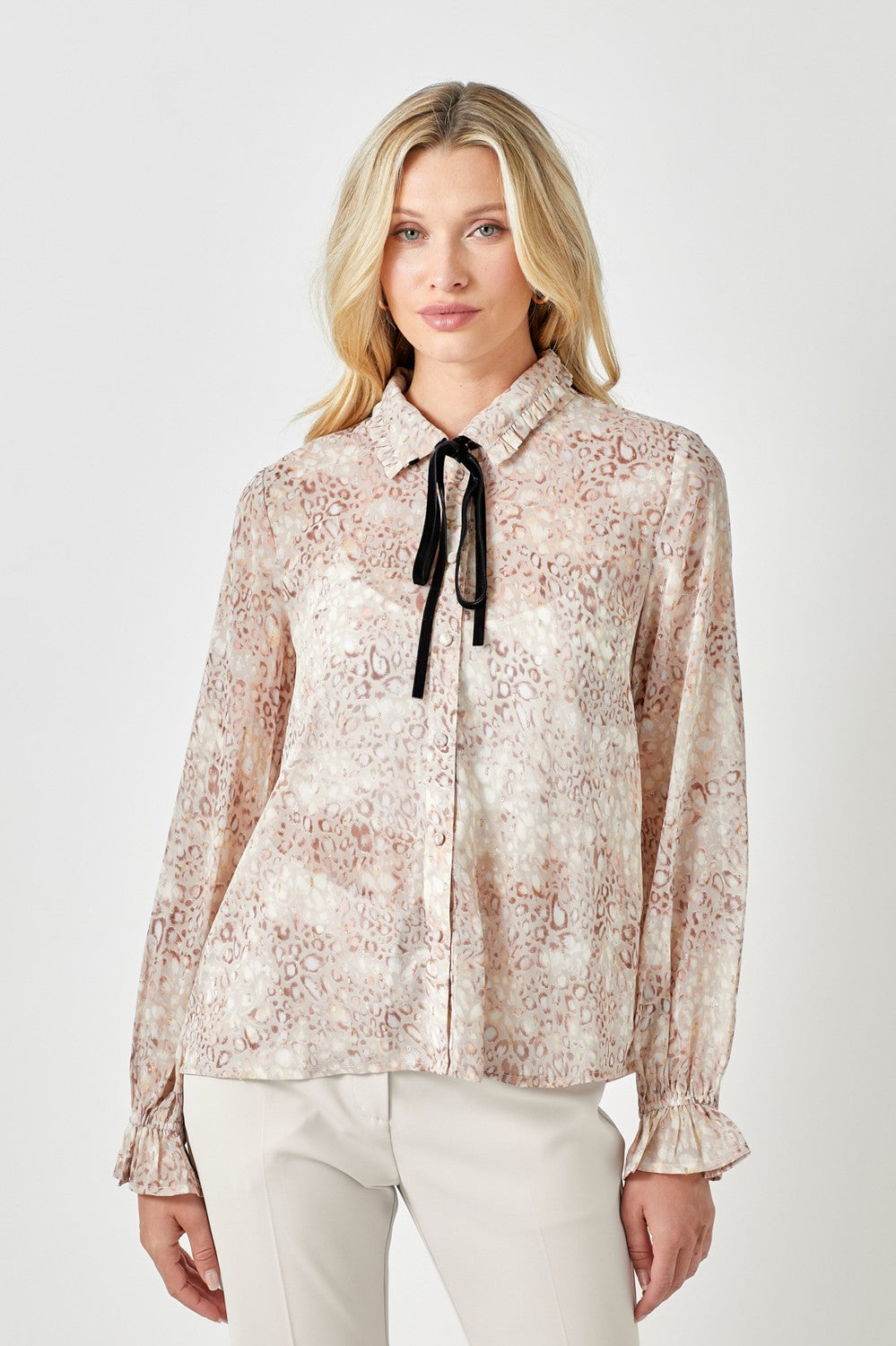 Tie Neck Blouse
