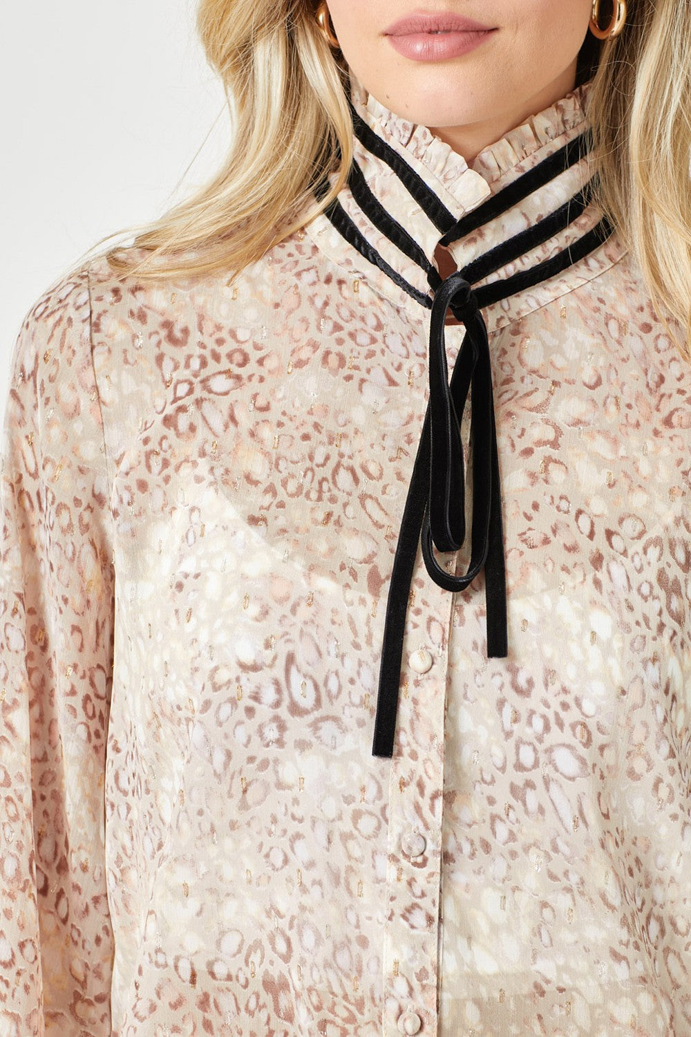 Tie Neck Blouse