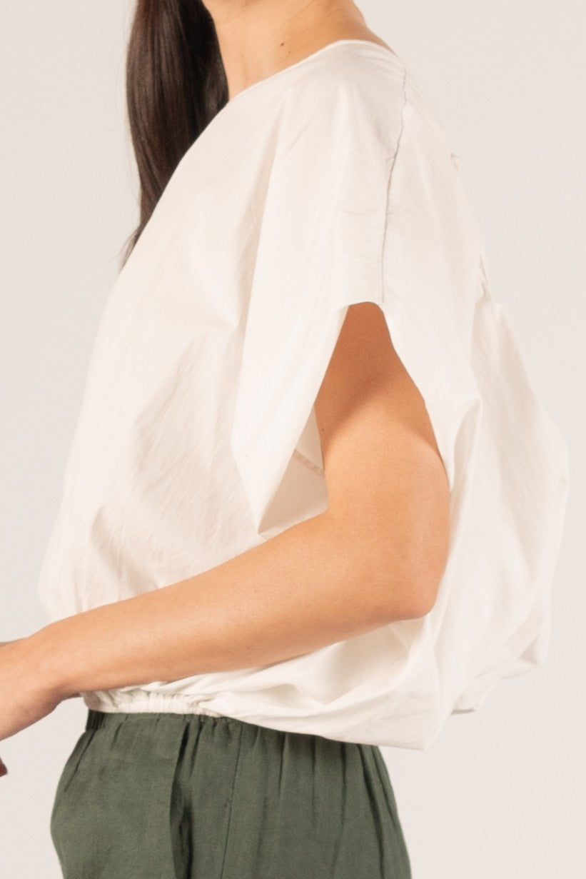 White Crop Top