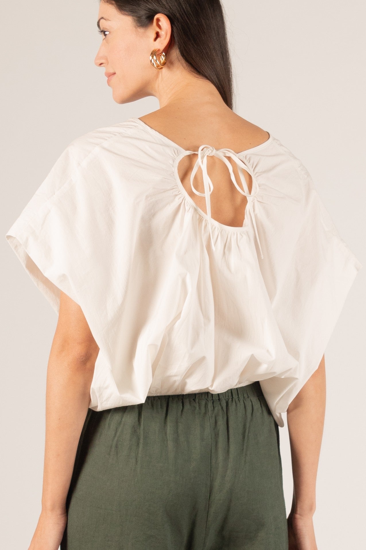 White Crop Top