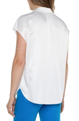 White Dolman Sleeve Top