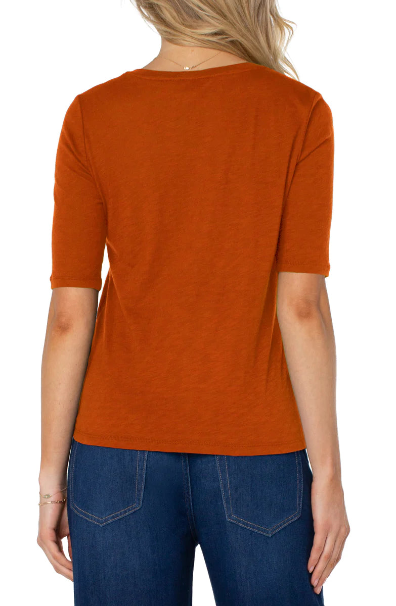 1/2 Sleeve Crew Neck Tee