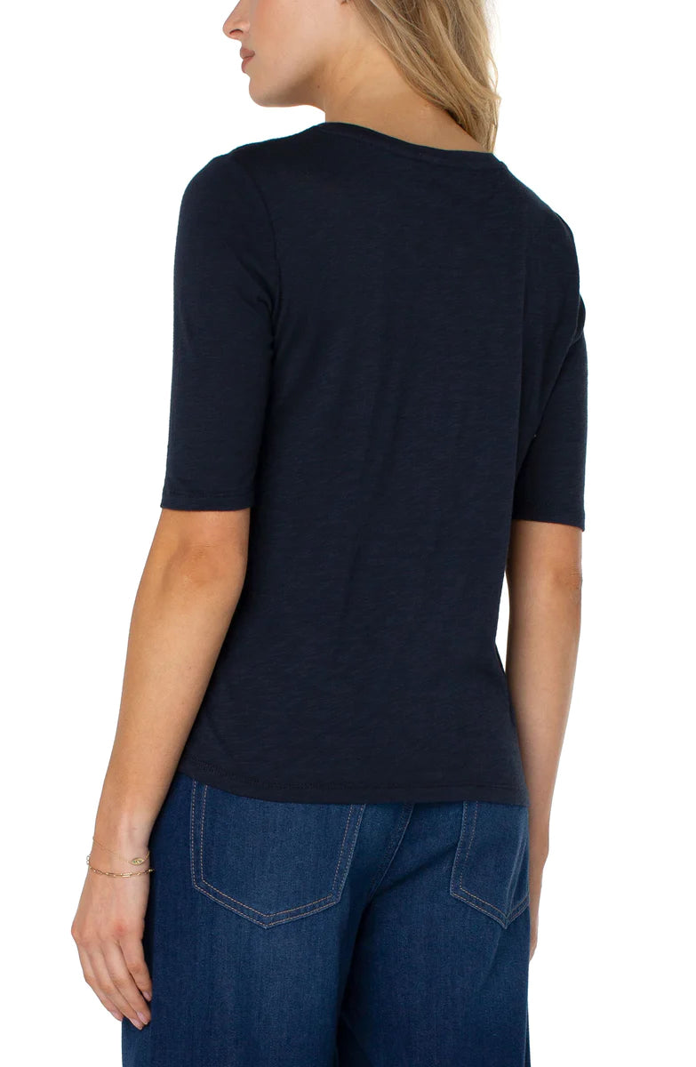 1/2 Sleeve Crew Neck Tee