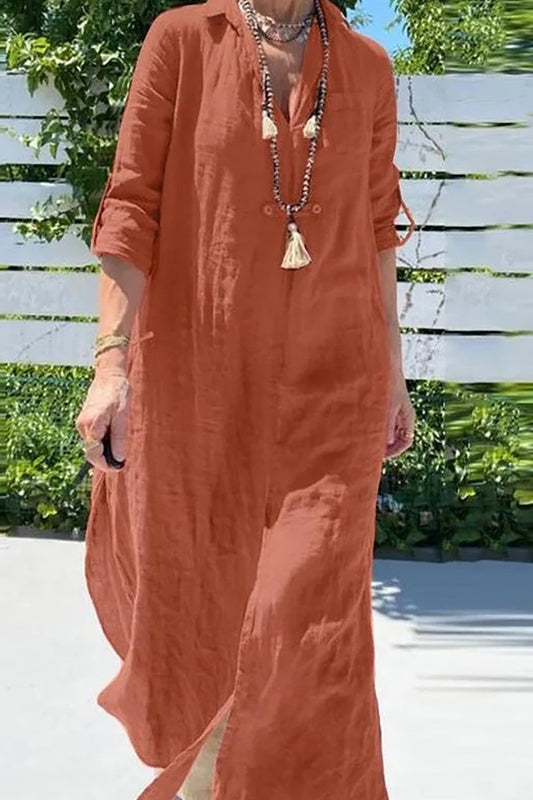 Orange Maxi Dress