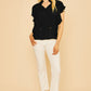 Black Chiffon Top