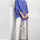 Blue Eyelet Top