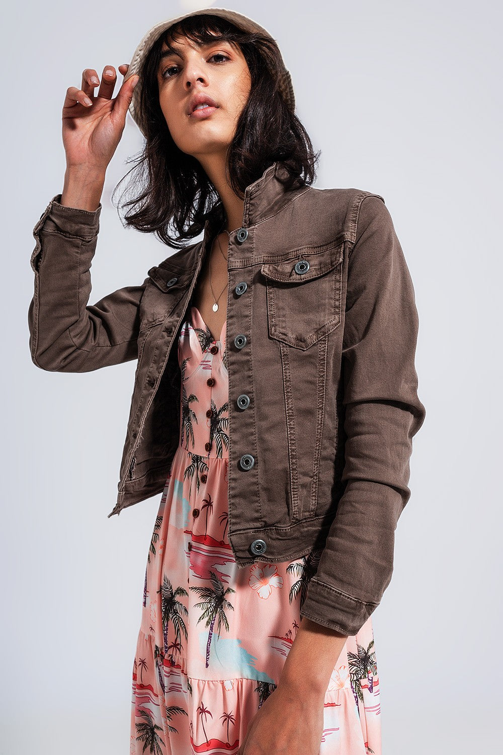 Brown Denim Jacket