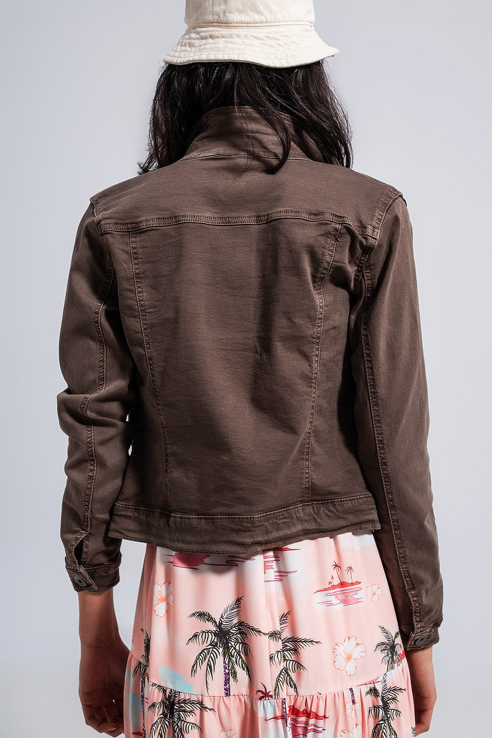 Brown Denim Jacket