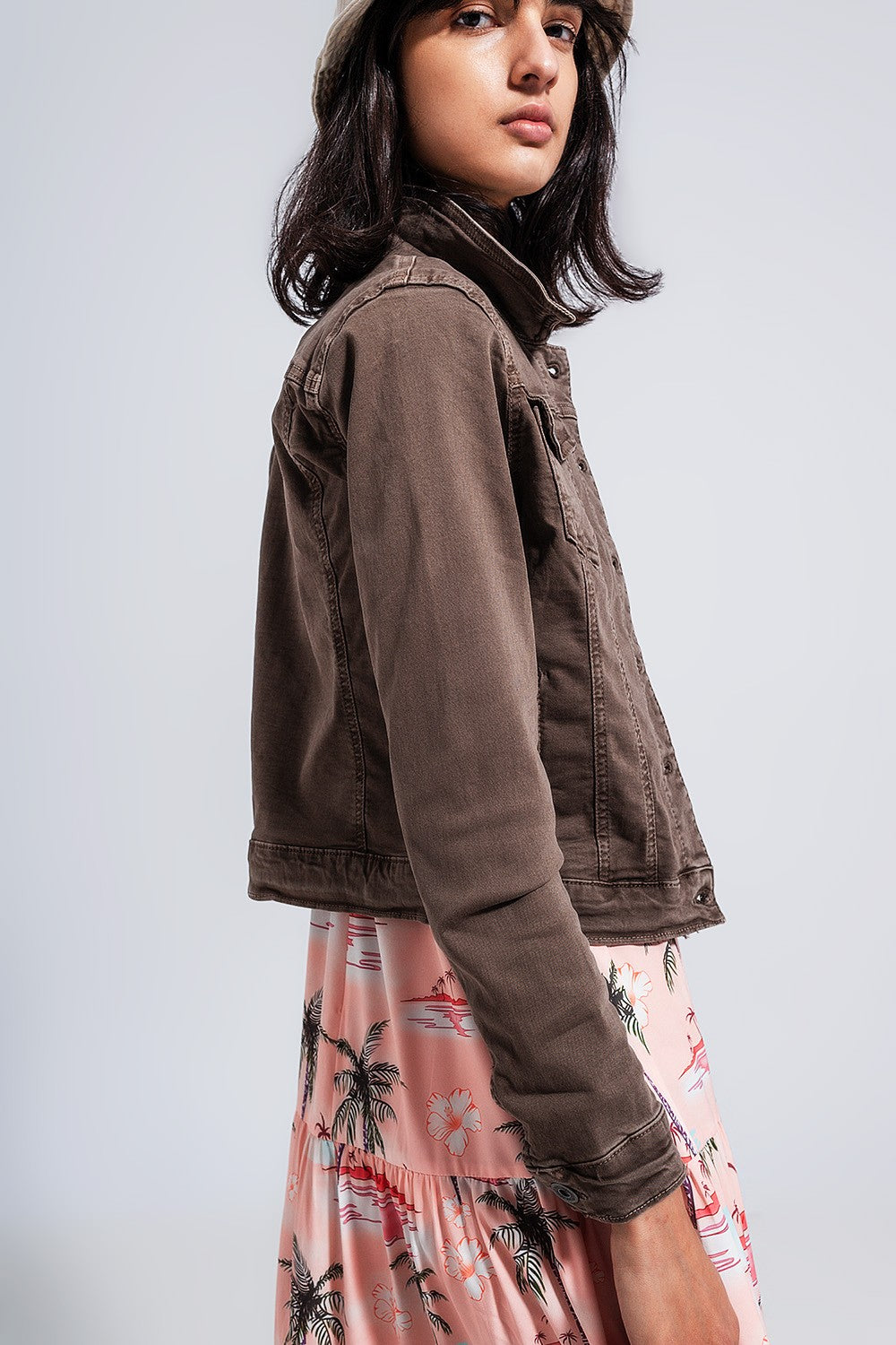 Brown Denim Jacket