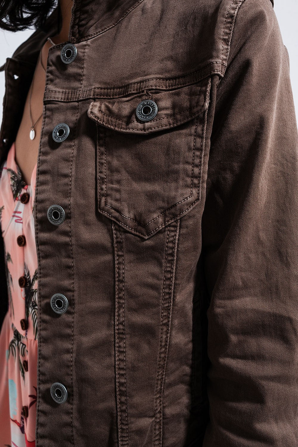 Brown Denim Jacket