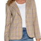 Checked Blazer