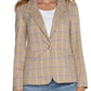 Checked Blazer
