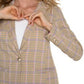 Checked Blazer