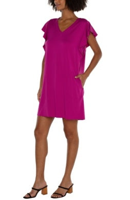 Flutter Sleeve Dress
