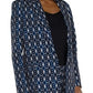 Navy Batik Blazer