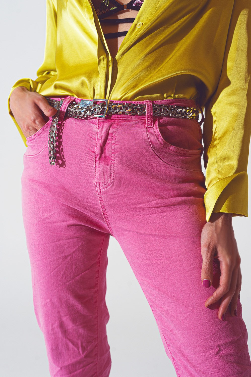 Pink Skinny Jean