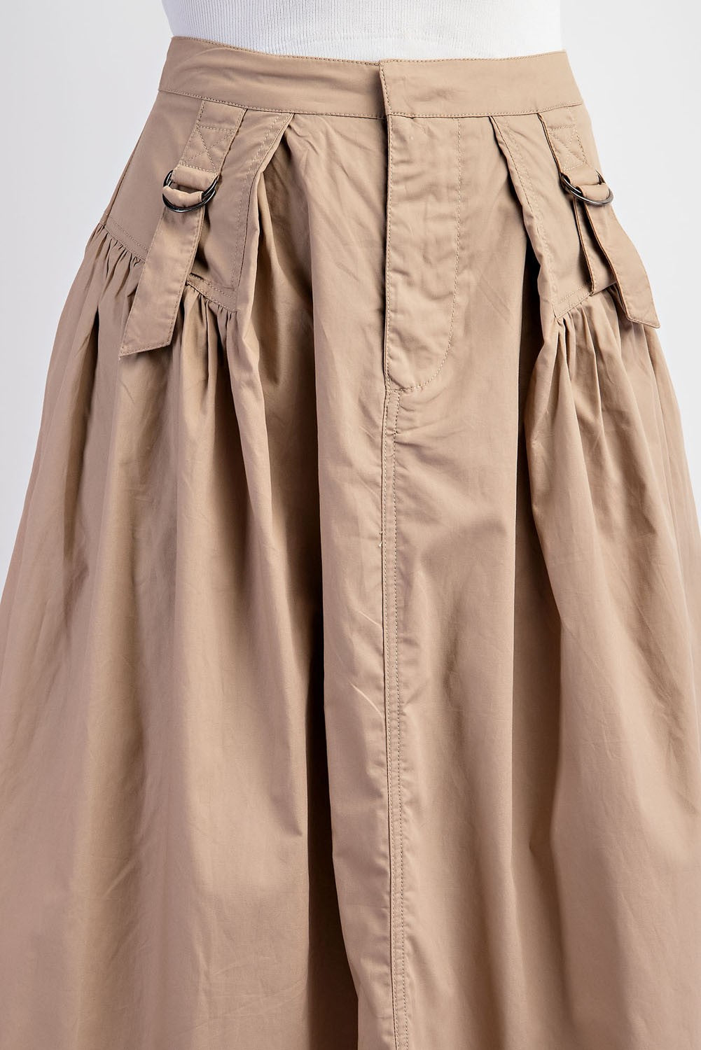 Taupe Maxi Skirt