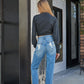 High Waist Mom Jean