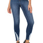 Abby Hi Rise Ankle Skinny with Shredded Hem